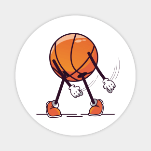 Flossing Basketball Magnet